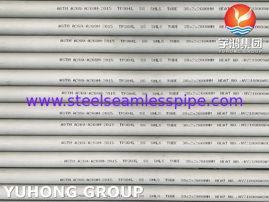 لوله فولاد ضد زنگ آستنی ASTM A269 TP304L، مورد استفاده برای خدمات عمومی مقاوم در برابر خوردگی