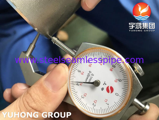 اتصالات لوله فولادی دوبلکس Equal Tee ASTM A815 S31803 B16.9 مبدل حرارتی گاز نفت