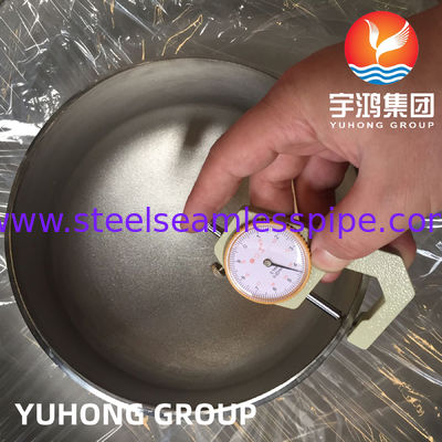 A403 WP316L-S SS Cap، ASME B16.9 Butt Weld Fittings، برای سیستم های لوله سازی صنعتی تحت فشار