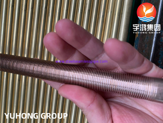 ASTM B111 C70600 O61 لوله کم باله مس آلیاژ نیکل برای مبدل حرارتی NDT موجود