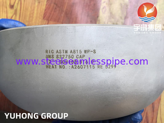 ASTM A815 S32750 / SAF 2507 درپوش، اتصالات لوله جوشی لب به لب سوپر داپلکس برای سکوهای نفت و گاز فراساحلی