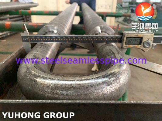 فولاد کربن U Bend Solid Fined Tube, High Frequency Welded Fin With A106 Gr.B Pipe استفاده شده در اقتصاد بخش