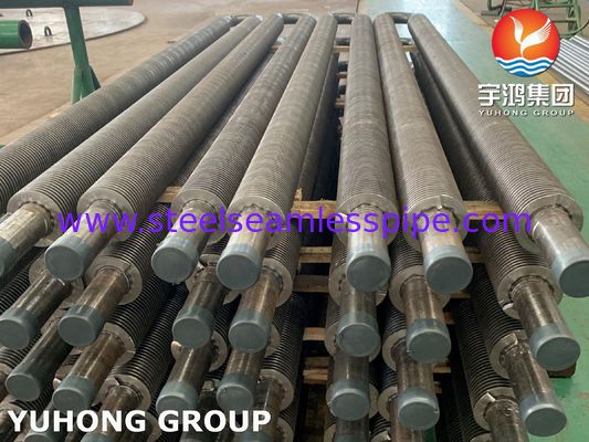 فولاد کربن U Bend Solid Fined Tube, High Frequency Welded Fin With A106 Gr.B Pipe استفاده شده در اقتصاد بخش