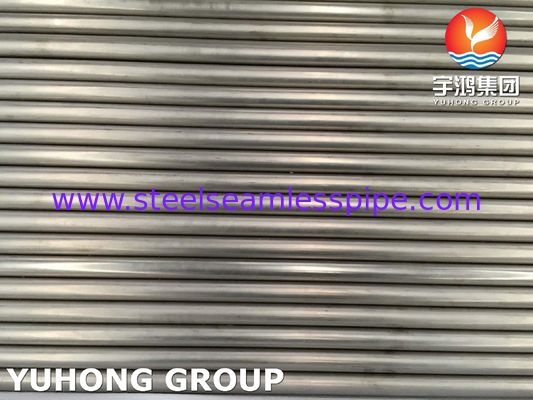 لوله های آلیاژی تیتانیوم بدون درز و جوش داده شده ASTM B338 Gr7 برای مبدل حرارتی کندانسور