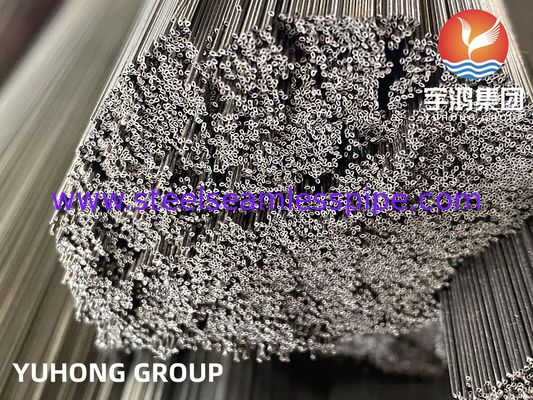 لوله موی فولادی ضد زنگ روشن ASTM A213 / ASTM A269 TP304/304L TP316/316L 19.05 X 1.65 X 6096MM