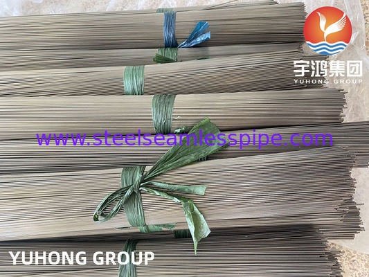 لوله موی فولادی ضد زنگ روشن ASTM A213 / ASTM A269 TP304/304L TP316/316L 19.05 X 1.65 X 6096MM