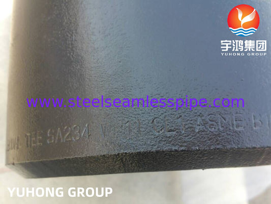 ASTM A234 WP11 آلیاژ فولاد بُت ولد تی ASME B16.9 برای لوله های با دمای بالا
