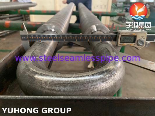 لوله ی U Bend Fin ، ASTM A106 Gr. B لوله ی فلک جوش دار با فرکانس بالا برای مبادلات گرما