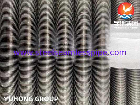 ASME SB163 UNS N04400 لوله فیله نیکل با فیله های آلومینیومی