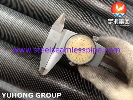 ASME SB163 UNS N04400 لوله فیله نیکل با فیله های آلومینیومی