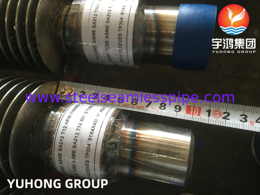لوله های فلزی با فرکانس بالا، ASTM A213 T12 لوله های فلزی آلیاژ با فلز های فولادی 304