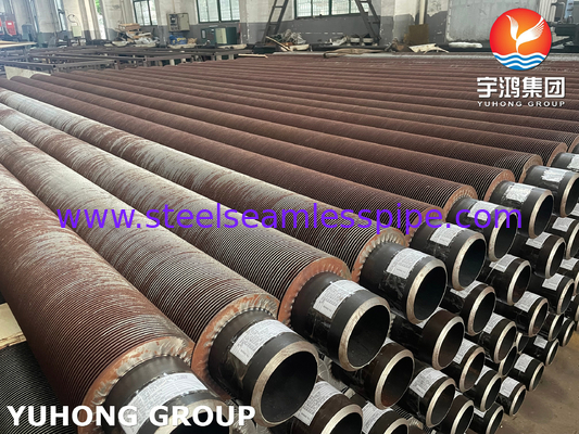 لوله فلک مبدل گرما، ASTM A106 Gr.B لوله فلک دار با فرکانس بالا از فولاد کربن