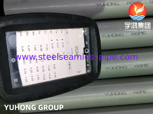 ASME SA213 ماده TP304 / 304L / 316 / 347H لوله مبدل گرما لوله خنک کننده هوا