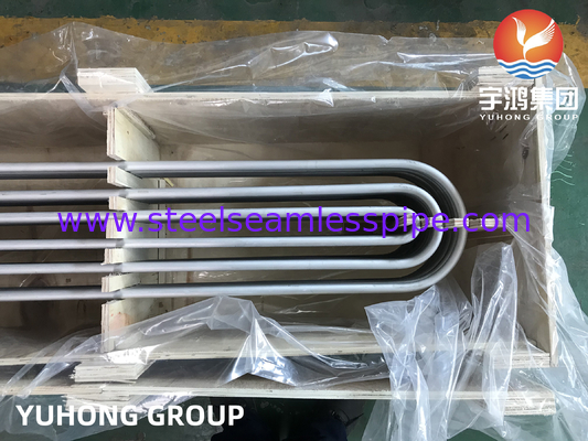 ASTM A213 TP304، 1.4301 لوله خم U بی سیم فولاد ضد زنگ برای مبادله گرما