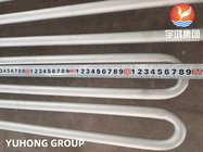لوله خم بدون درز ASTM A213 TP304 فولاد ضد زنگ برای مبدل حرارتی
