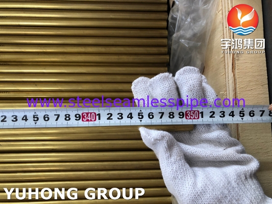 ASTM B111 C68700 مبدل گرما و لوله دیگ بخار بدون درز از مس آلومینیومی