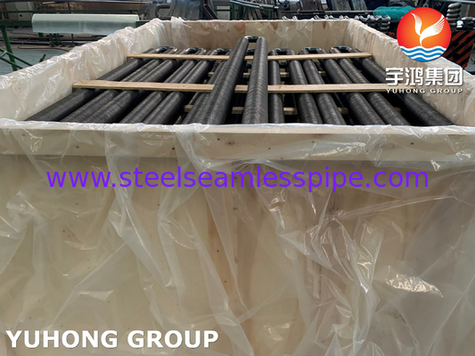 ASME SA106 GR.B لوله های سطح بلند فولاد کربن با فرکانس بالا برای اقتصاد بخش