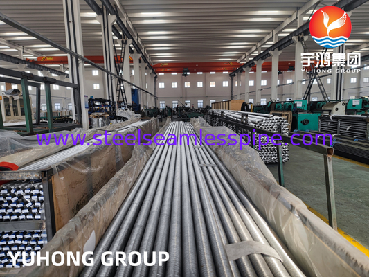 ASTM A179 لوله فولادی کربن با باله های آلومینیومی، لوله دارای باله های نوع G برای مبادله گرما