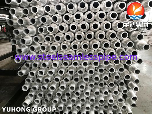 لوله باله اکسترود شده از جنس استنلس استیل TP304 با پره آلومینیومی برای اکونومایزر
