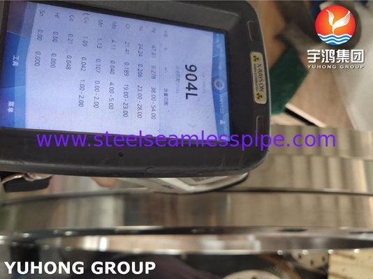 ASTM A240 F904L، UNS N08904، AWWA C207 فولاد ضد زنگ در فلنج، سطح صاف
