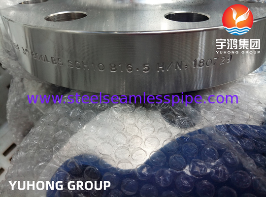 ASTM A182 F347، UNS S34700 فلنج گردن جوشکاری فولاد ضد زنگ، صورت بالا، ASME B16.5