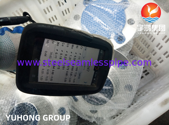 ASTM A182 F347، UNS S34700 فلنج گردن جوشکاری فولاد ضد زنگ، صورت بالا، ASME B16.5