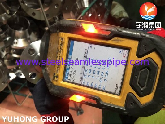 ASTM A182 F60، UNS S32205، 1.4462 دو فلکس فولاد جوش گردن فلنج، چهره Rasied B16.5
