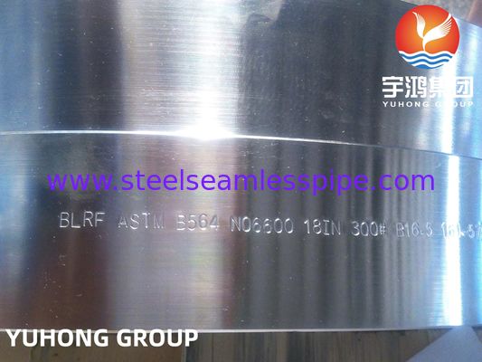 فلنج کور آلیاژ نیکل ASTM B564 Alloy 600 با سطح برجسته برای کاربردهای دمای بالا