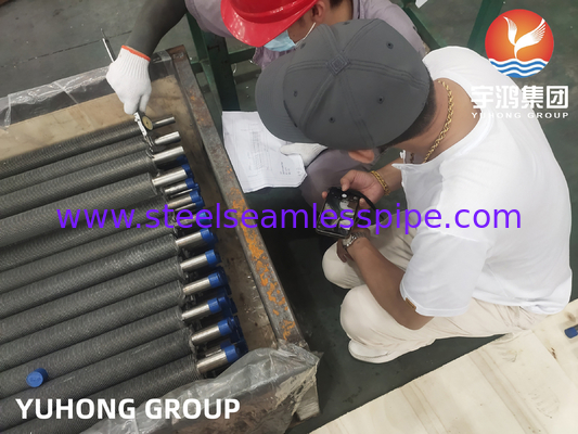 لوله های فلزی فولادی فولادی ASME SA249 TP304 آلومینیوم1060 رادیاتور مبادله گرما