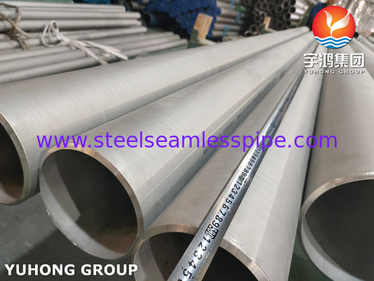 لوله های بدون درز فولادی ضد زنگ ASTM A312 TP316Ti اتصالات قایق شیمیایی مبدل حرارتی