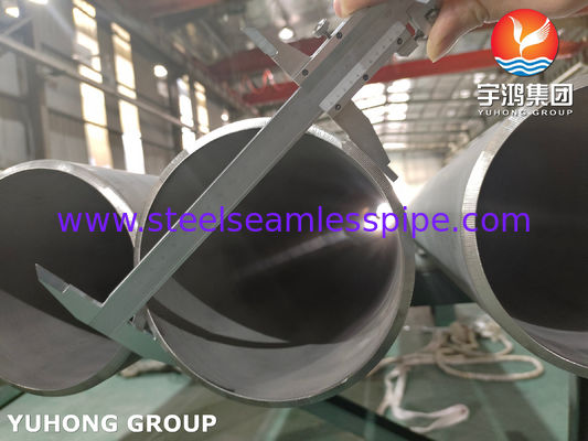 لوله های بدون درز فولادی ضد زنگ ASTM A312 TP316Ti اتصالات قایق شیمیایی مبدل حرارتی