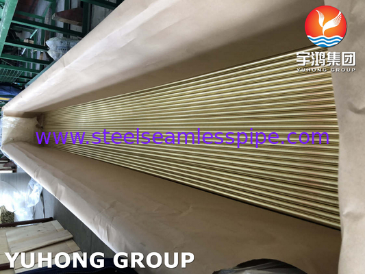 لوله بدون درز آلیاژ مس لوله مس Admiralty ASTM B111 C44300 C71500 C68700 کاربرد مبادله گرما