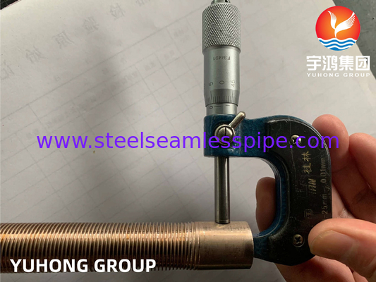 ASTM B111 C70600 O61 لوله کم بال برای مبادله گرما