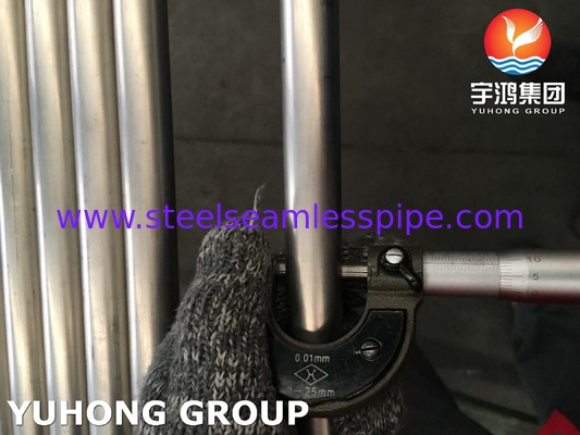 ASME SB338 GR1 ، GR7 ، GR9 ، GR12 لوله های فولادی آلیاژ تیتانیوم برای دیگ های تهویه