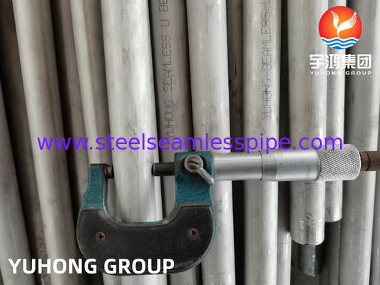 ASME SA213 TP316L لوله خم U فولاد ضد زنگ برای مبادله گرما و دیگ