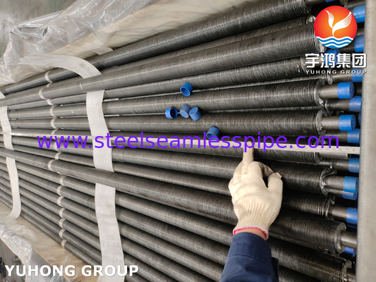 لوله پره دار اسپیرال G ASTM A179 برای مبدل حرارتی کندانسور NDT موجود