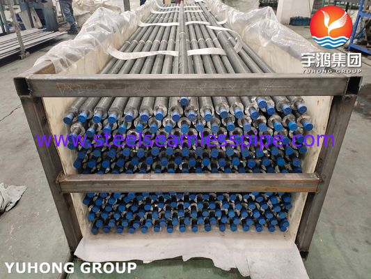 لوله پره دار اسپیرال G ASTM A179 برای مبدل حرارتی کندانسور NDT موجود