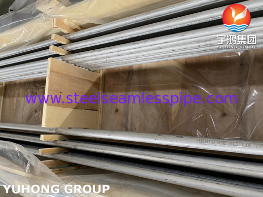 لوله مبادله گرما دوگانه فولاد ضد زنگ ASTM A789 / ASME SA789 S32205