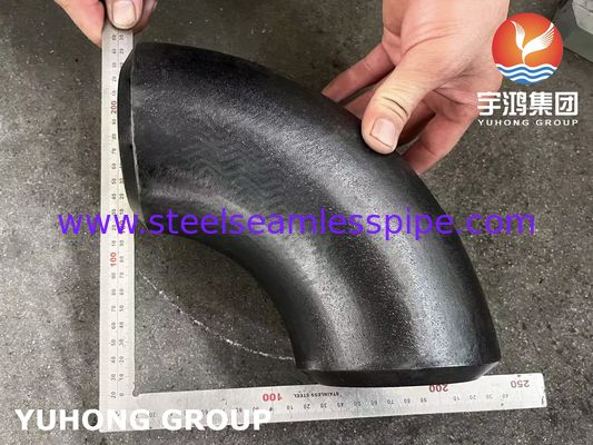 زانوی جوشی لب به لب شعاع بلند ASTM A420 WPL3 فولادی برای دمای پایین