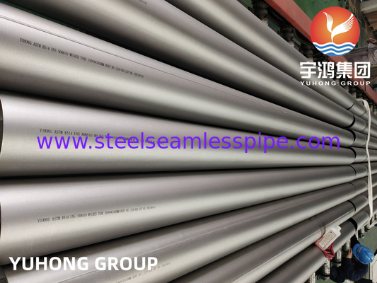 ASTM B514 Inconel 800H UNS N08800 لوله های جوشیده شده آلیاژ نیکل برای پردازش گاز