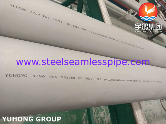 ASTM A790 S31803, S32750, S32205, S31254 لوله های فولادی دوگانه برای کاربردهای صنعتی