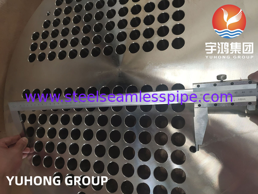 صفحه لوله جوشکاری شده، ASTM A266 Gr.2 CS، روکش صفحه لوله استیل ضد زنگ