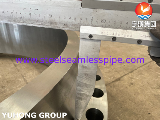 ASTM A105 / A105N اجزای مبادله گرما فلنج بدن فولاد کربن ساخته شده