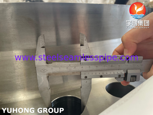 ASTM A105 / A105N اجزای مبادله گرما فلنج بدن فولاد کربن ساخته شده