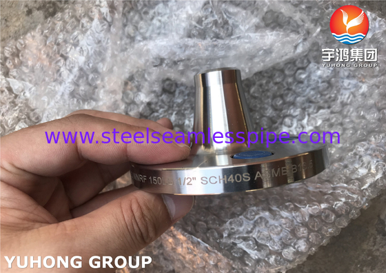 فلج های فولادی سوپر دوپلکس ASTM A182 F53, UNS S32750 فلج گردن جوش, RF, FF, B16.5