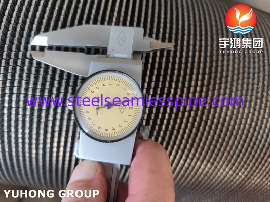 لوله پره دار مارپیچی مارپیچی HFW ASTM A312 TP347 لوله باله فولادی ضد زنگ