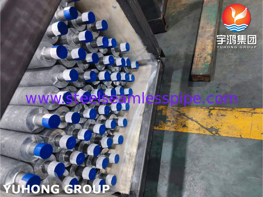 ASTM B163 Incoloy 825 فلز آلیاژ نیکل Fin Tube Type G Fin برای سوپر هیتر
