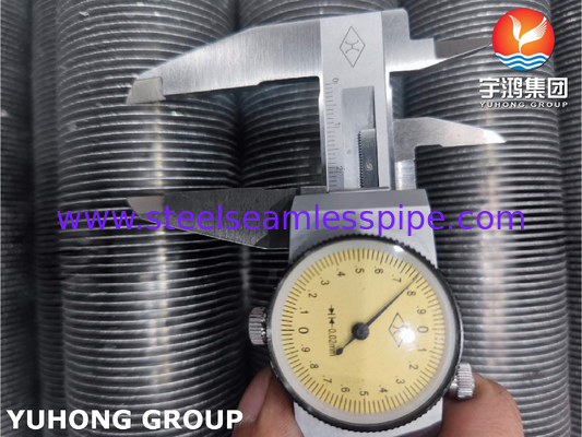 ASTM B163 Incoloy 825 فلز آلیاژ نیکل Fin Tube Type G Fin برای سوپر هیتر