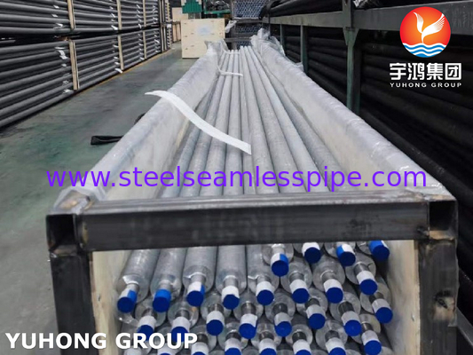 ASTM B163 Incoloy 825 فلز آلیاژ نیکل Fin Tube Type G Fin برای سوپر هیتر