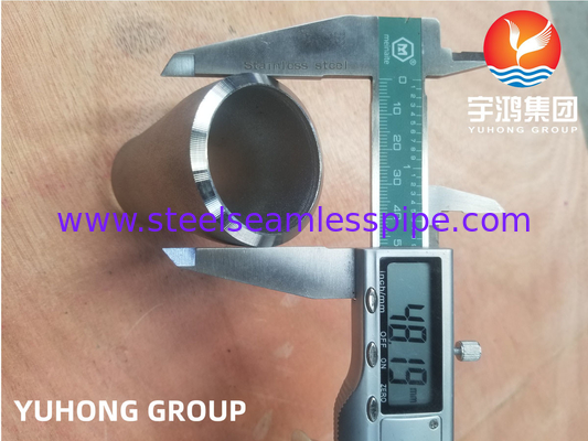 ASTM B366 Inconel 600 / UNS N06600 کم کننده متمرکز آلیاژ نیکل Buttweld